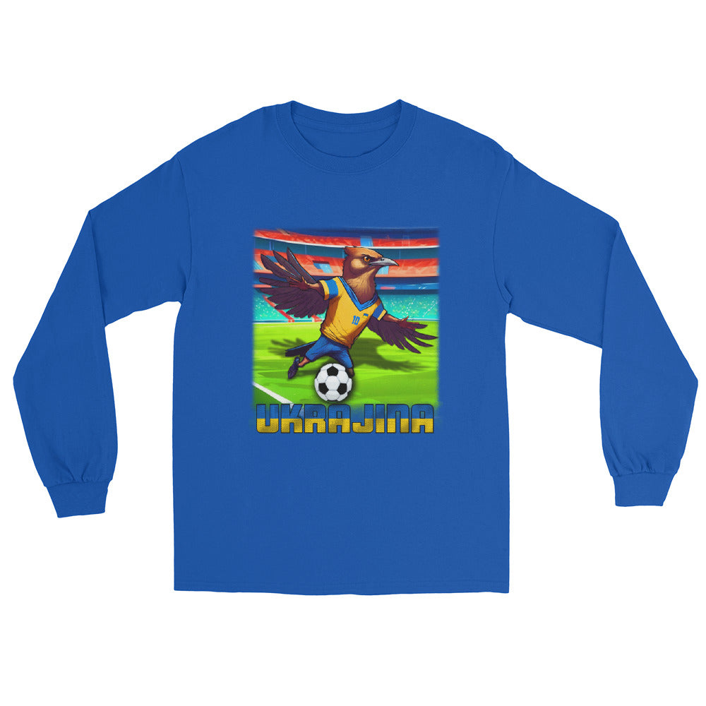 Ukraine EM Fußball Trikot Alternative Unisex Langarmshirt