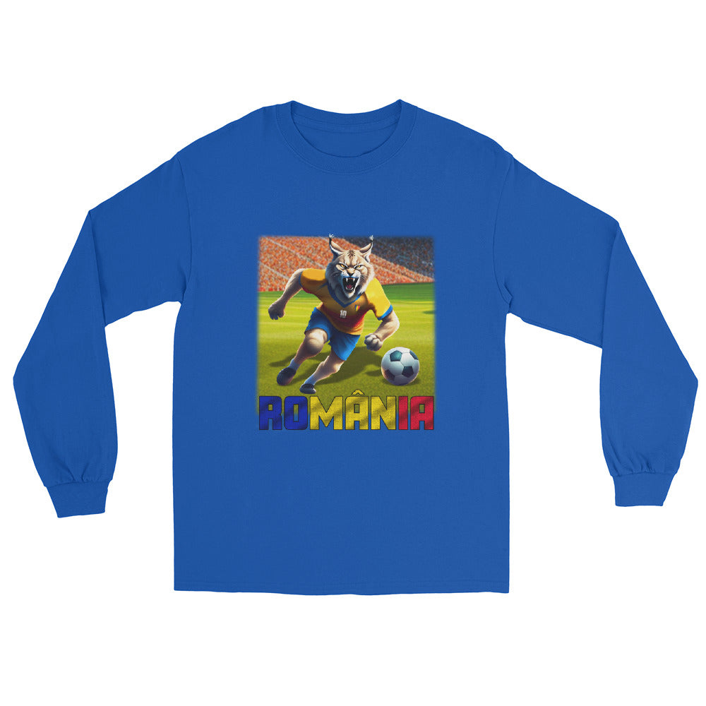 Rumänien EM Fußball Trikot Alternative Unisex Langarmshirt