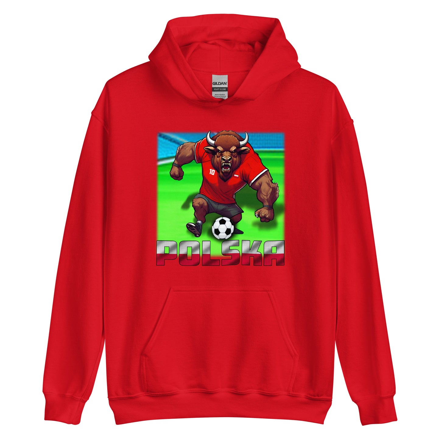 Polen EM Fußball Trikot Alternative Unisex-Kapuzenpullover