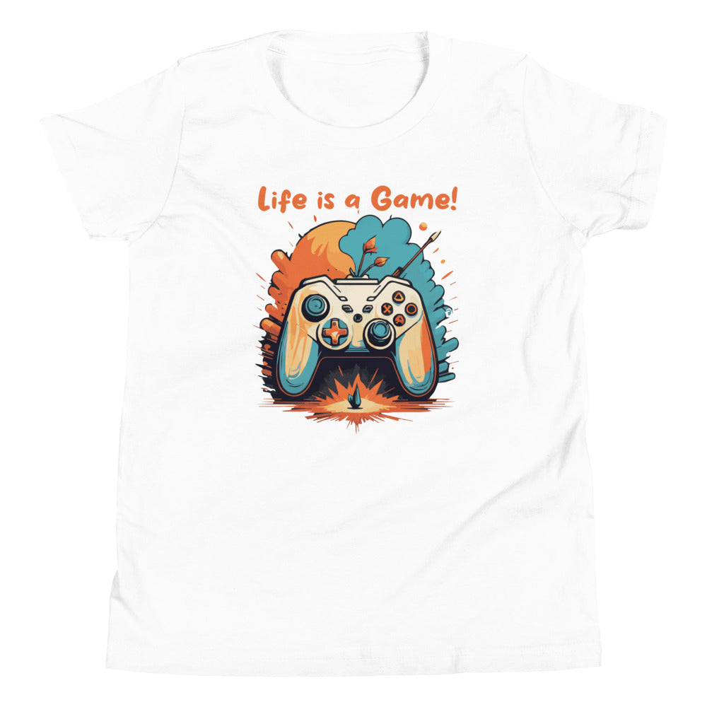 Kids' short sleeve t-shirt Live is a Game