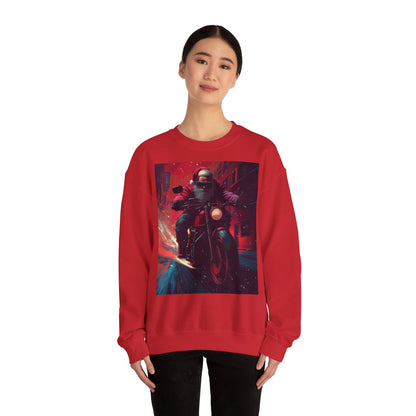 Santa Claus Motorcycle Sweatshirt