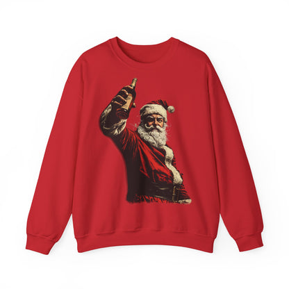 Santa with Whisky Sweatshirt