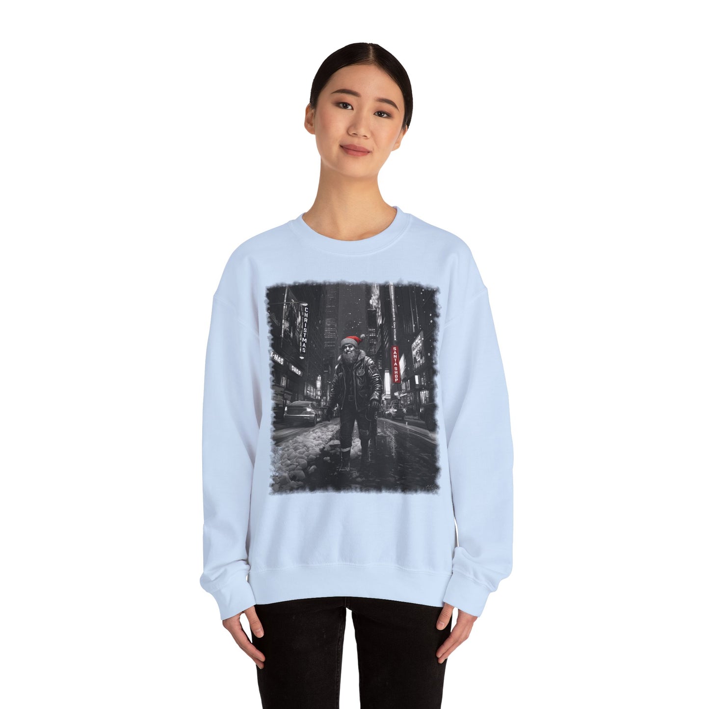 Santa in Big City Sweatshirt