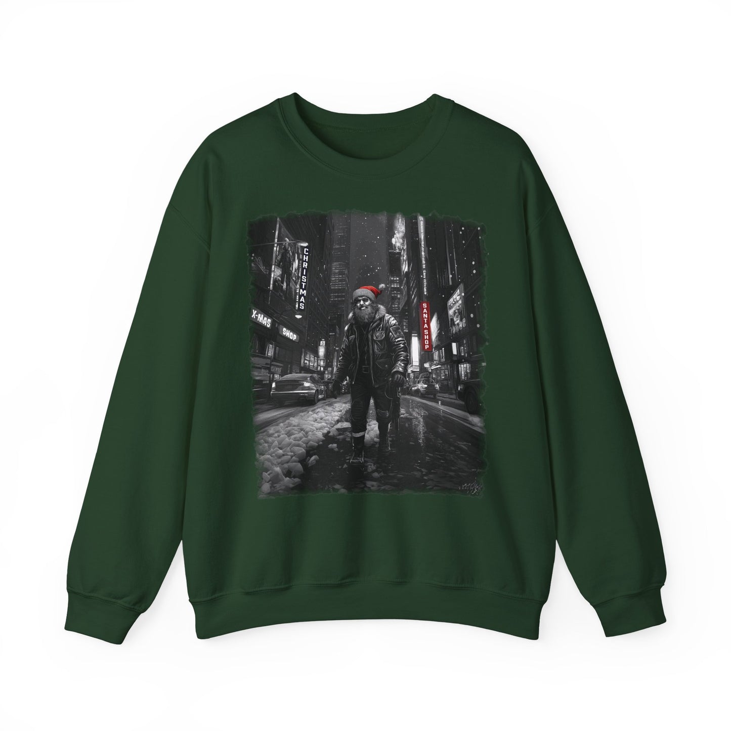 Santa in Big City Sweatshirt
