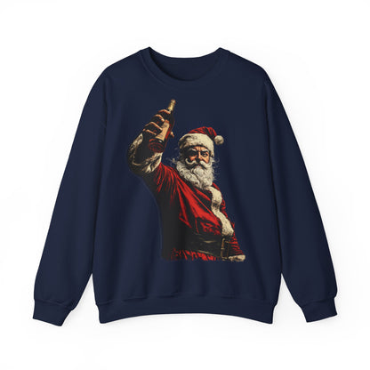 Santa with Whisky Sweatshirt
