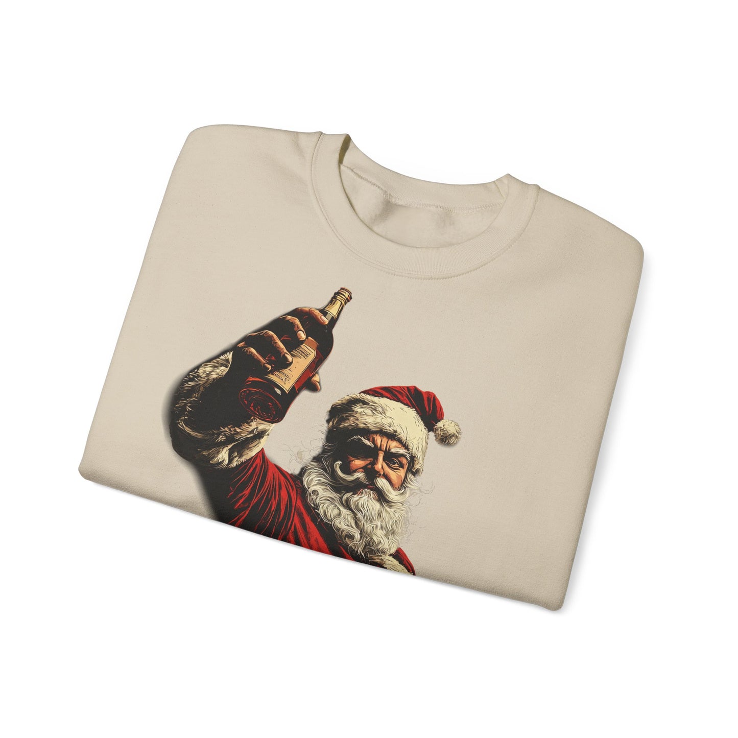Santa with Whisky Sweatshirt