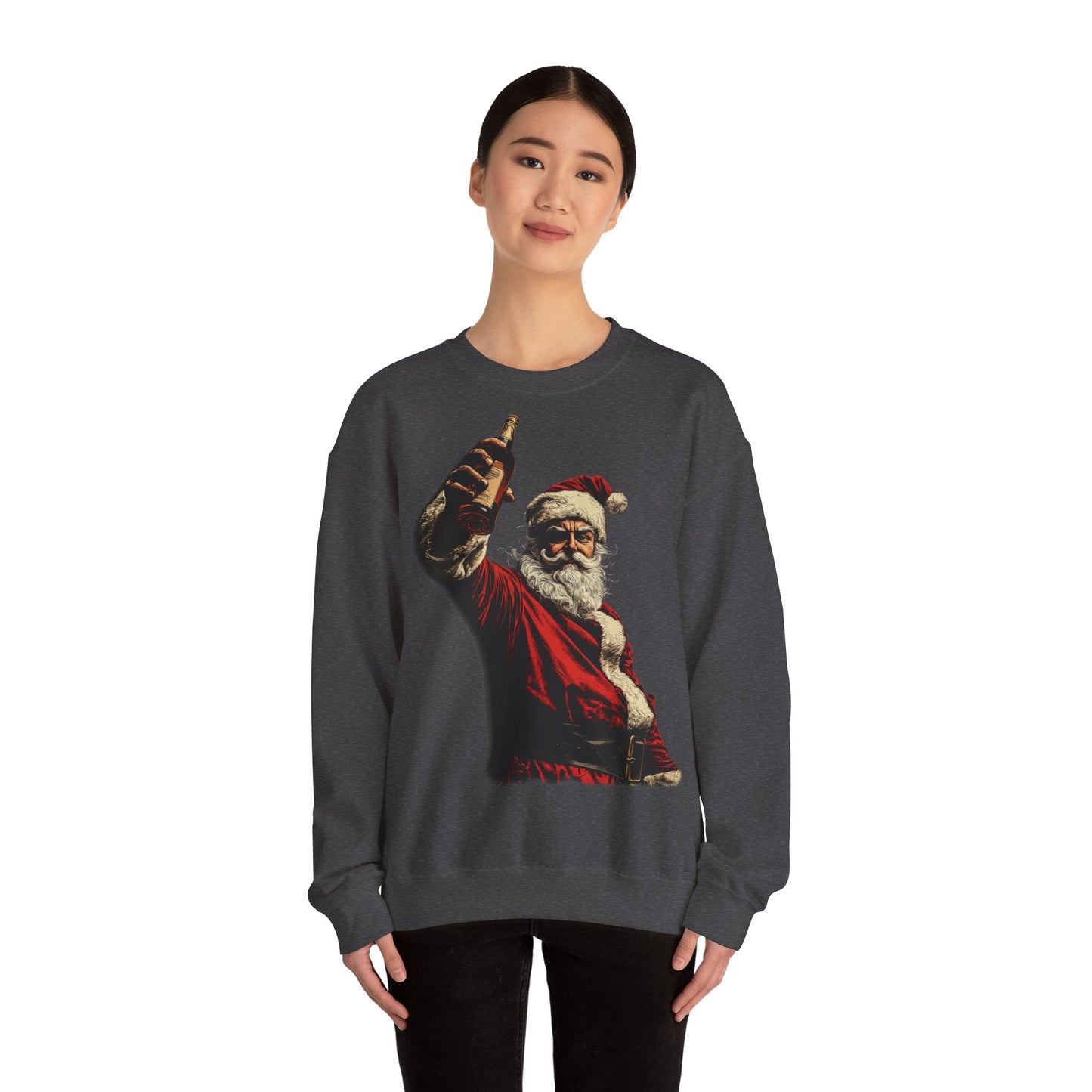 Santa with Whisky Sweatshirt