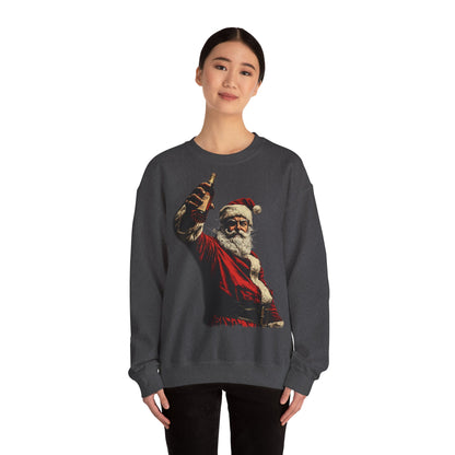 Santa with Whisky Sweatshirt