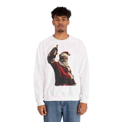 Santa with Whisky Sweatshirt