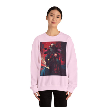 Santa Claus Motorcycle Sweatshirt