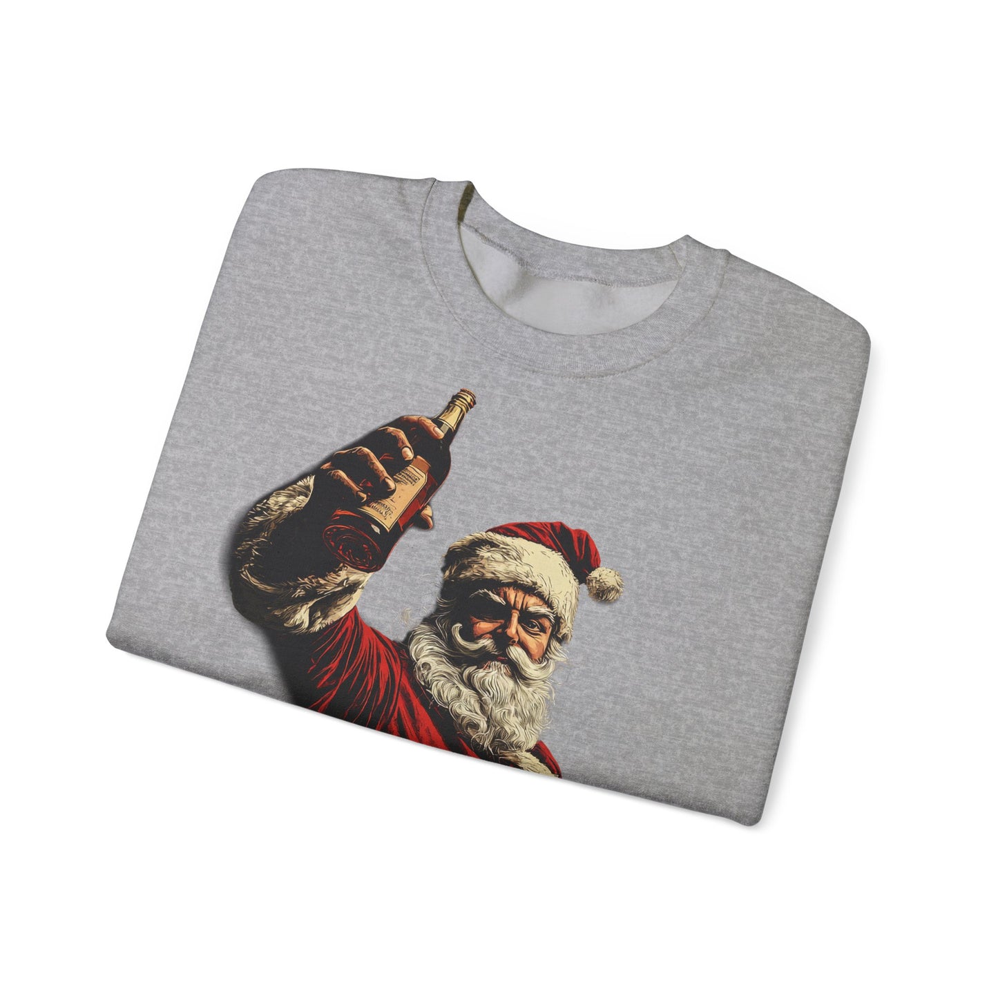 Santa with Whisky Sweatshirt