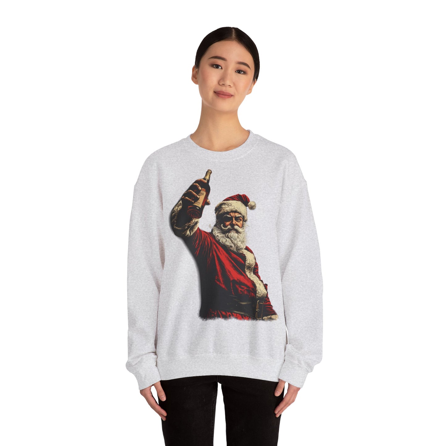 Santa with Whisky Sweatshirt