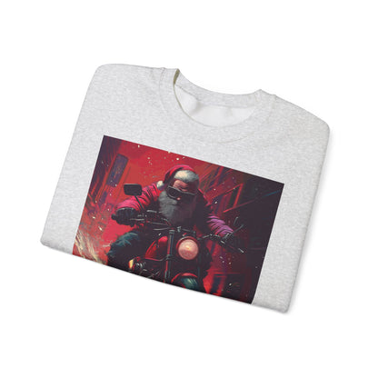 Santa Claus Motorcycle Sweatshirt