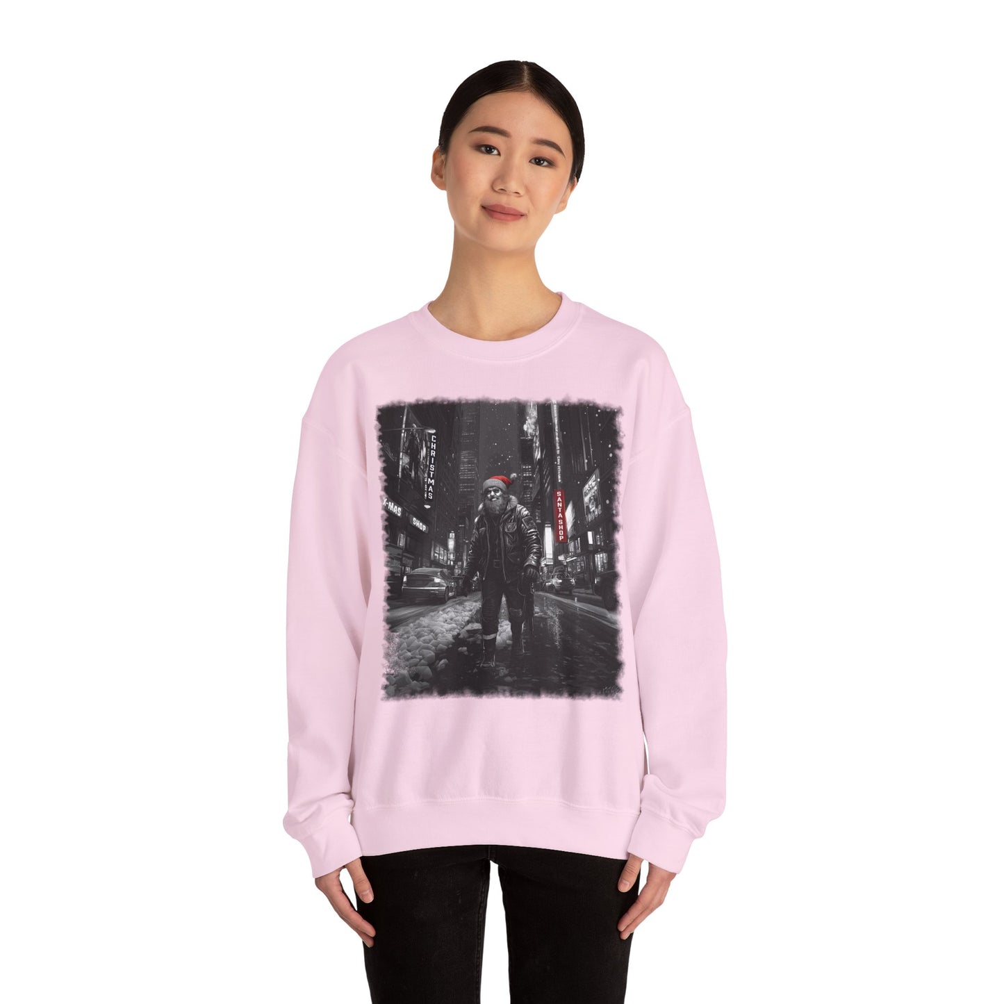 Santa in Big City Sweatshirt