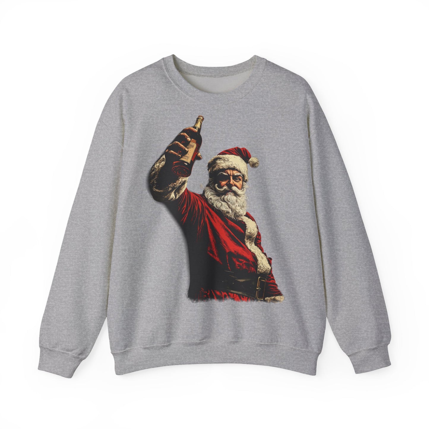 Santa with Whisky Sweatshirt