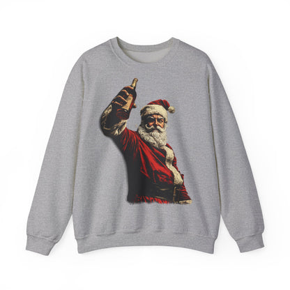 Santa with Whisky Sweatshirt