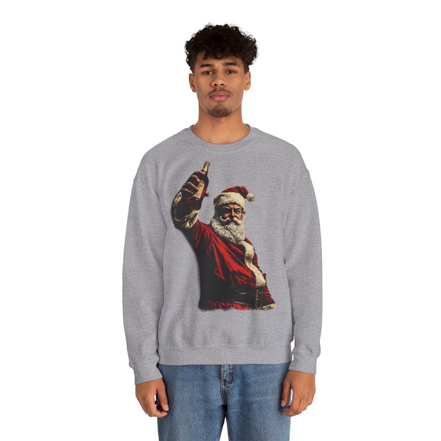 Santa with Whisky Sweatshirt