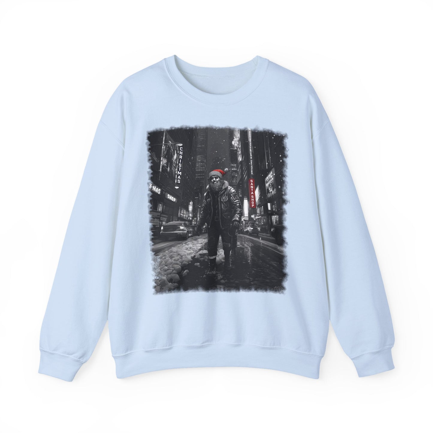 Santa in Big City Sweatshirt