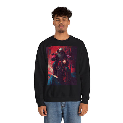 Santa Claus Motorcycle Sweatshirt