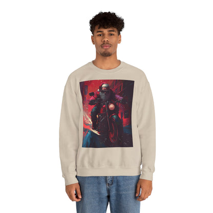 Santa Claus Motorcycle Sweatshirt