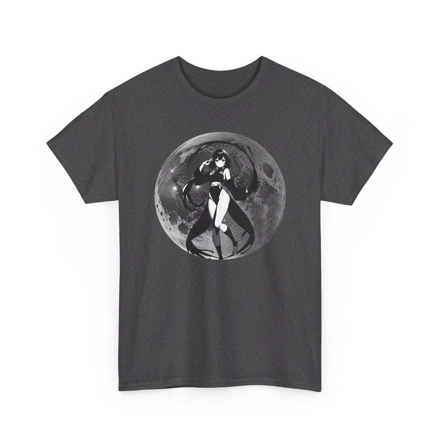 Mystic Moon Anime Girl T-Shirt / Perfekt für Anime- und Fantasy-Fans /Geschenk