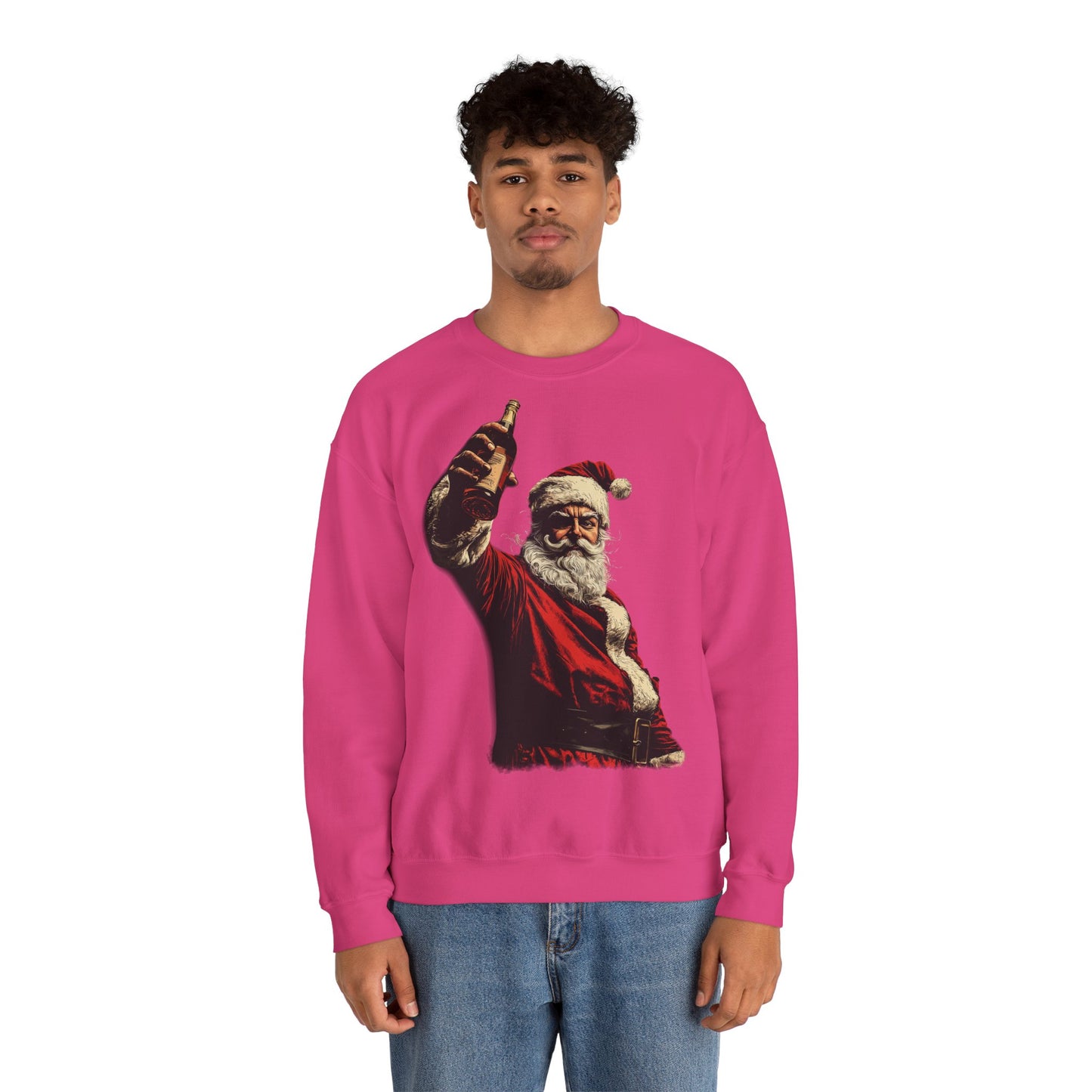 Santa with Whisky Sweatshirt