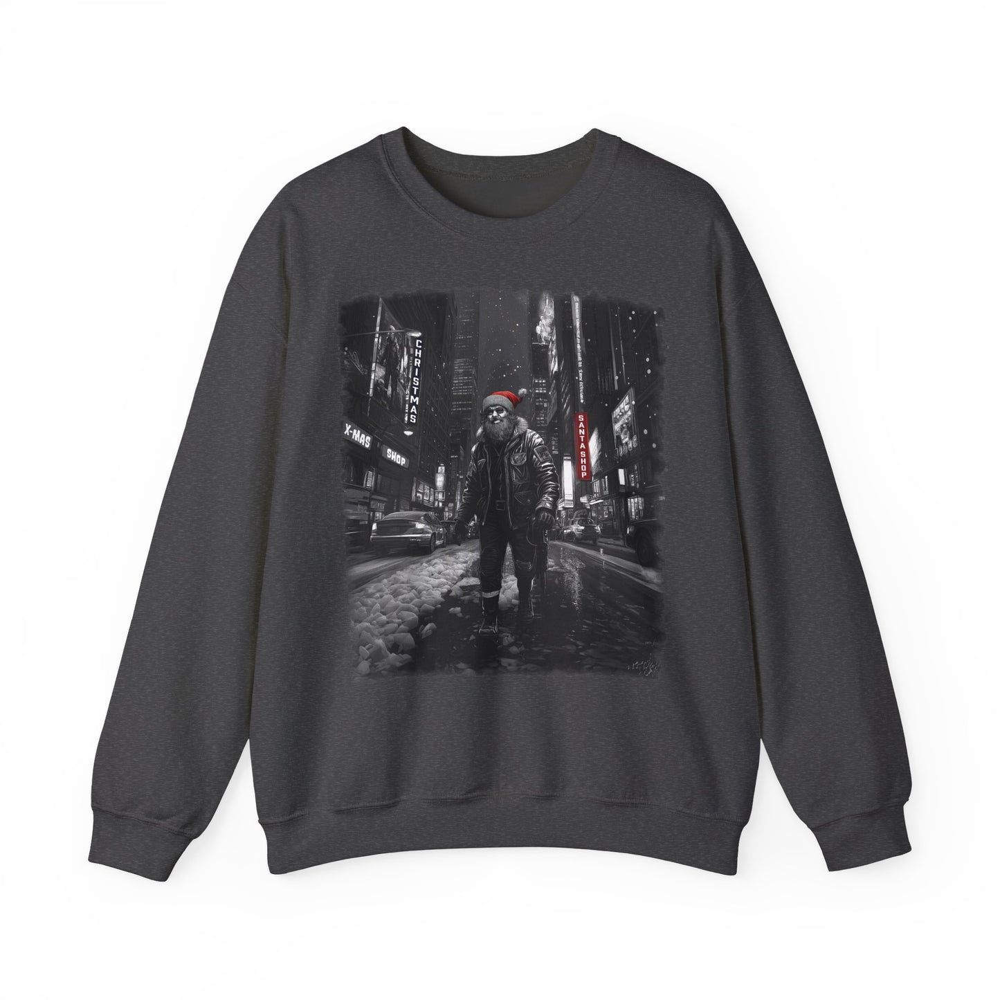Santa in Big City Sweatshirt