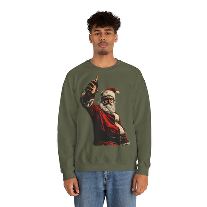 Santa with Whisky Sweatshirt