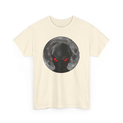 Moonlight Monster Alien T-Shirt  / Gruselige Kreatur mit Leuchtenden Augen, Ideal für Halloween und Horrorfans