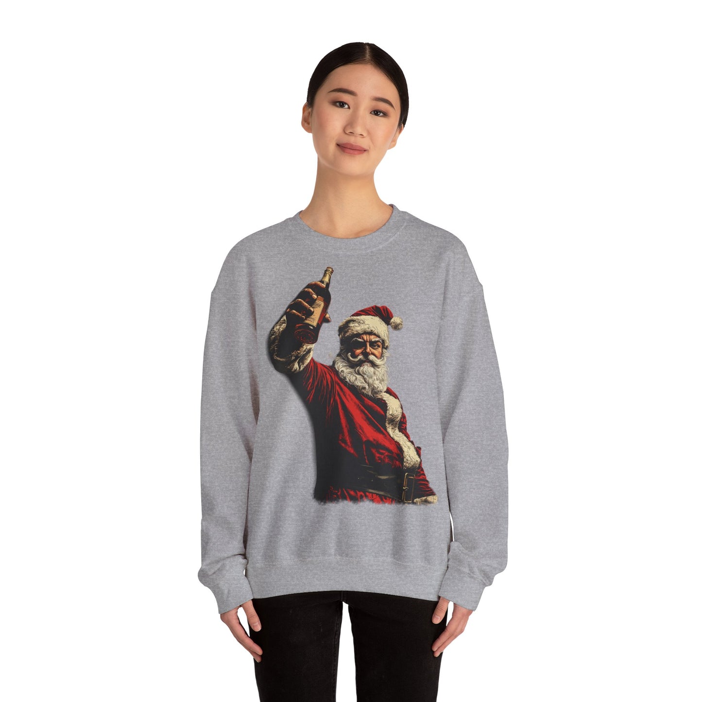 Santa with Whisky Sweatshirt