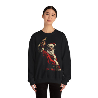 Santa with Whisky Sweatshirt