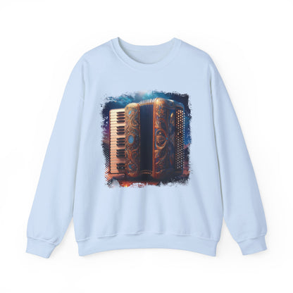 Abstract Accordion Sweatshirt Artistic Design for Music Lovers Celebrate your passion for music with this unique sweatshirt