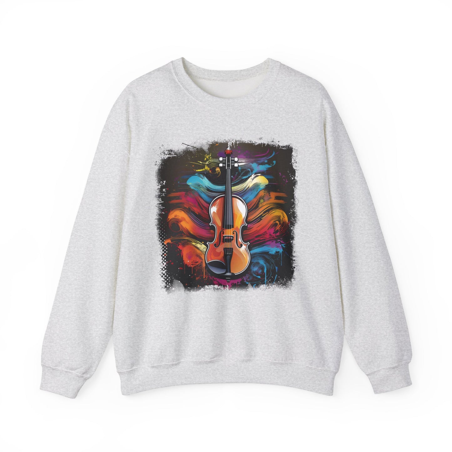Abstract Violin Sweatshirt Artistic Design for Music Lovers Discover our unique sweatshirt featuring a stunning abstract violin design