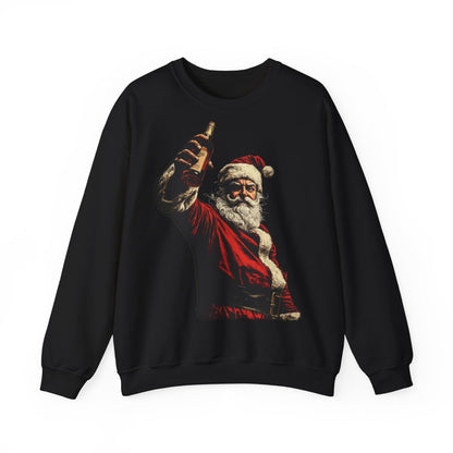 Santa with Whisky Sweatshirt
