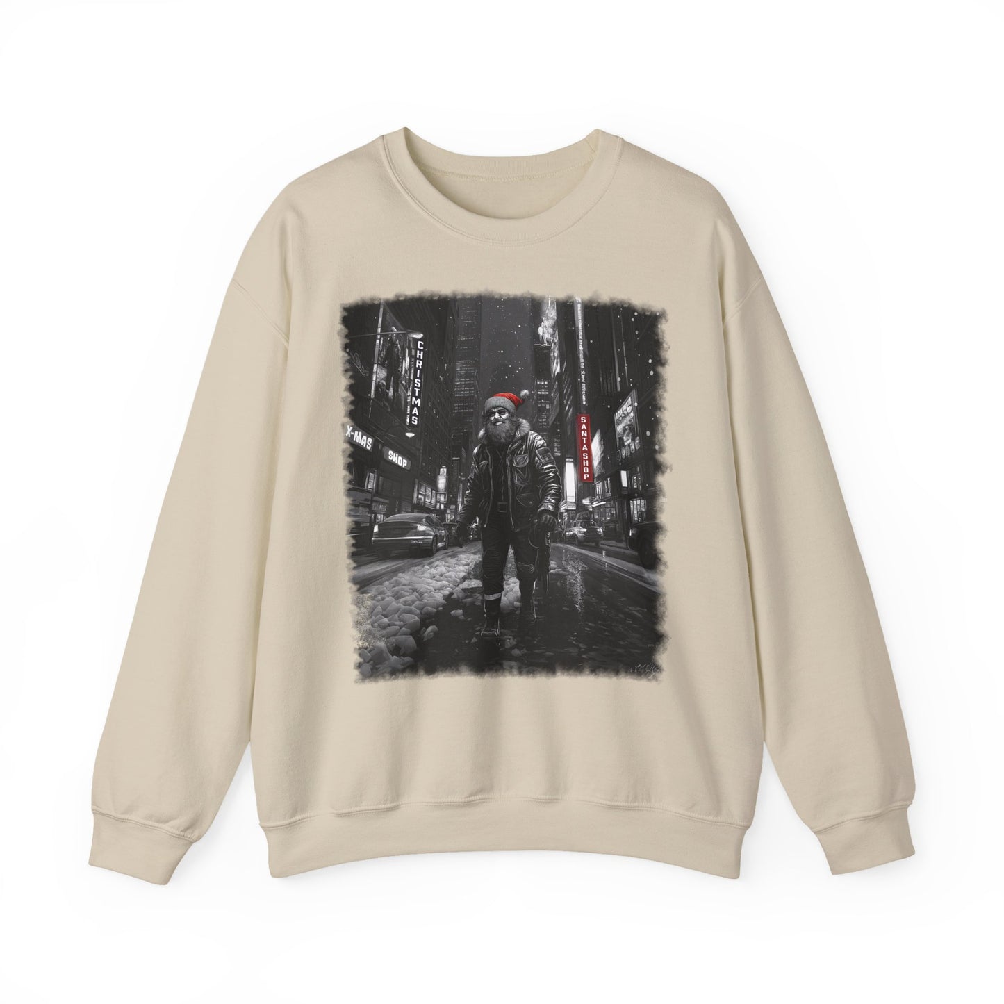 Santa in Big City Sweatshirt