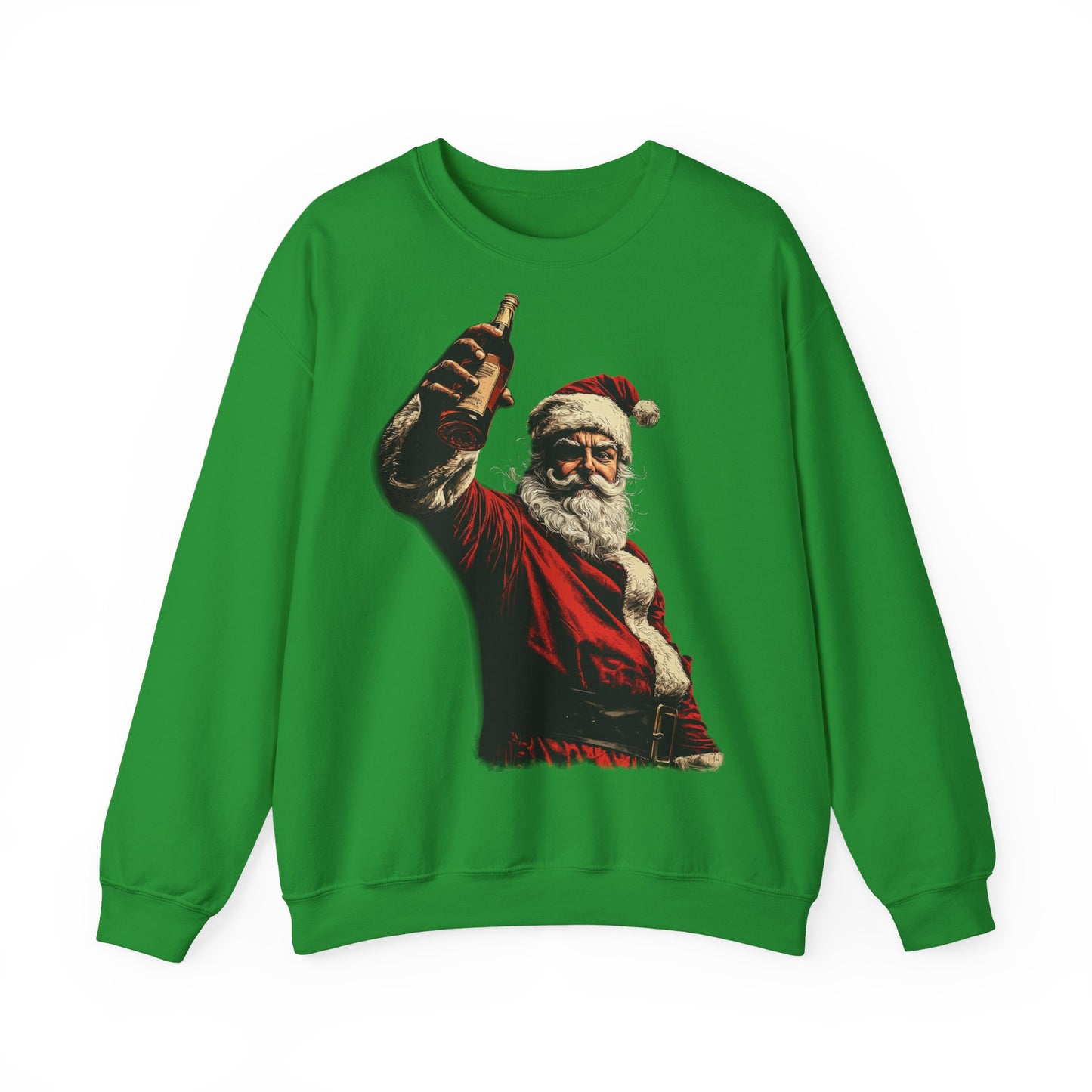 Santa with Whisky Sweatshirt