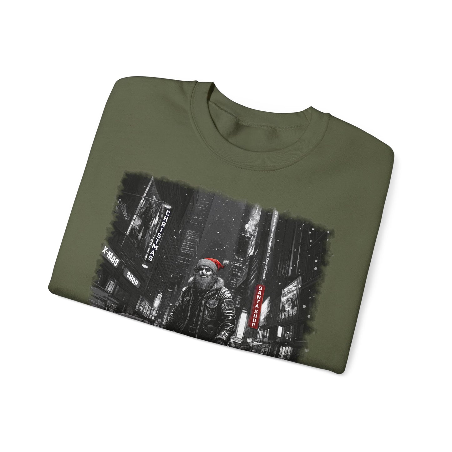 Santa in Big City Sweatshirt