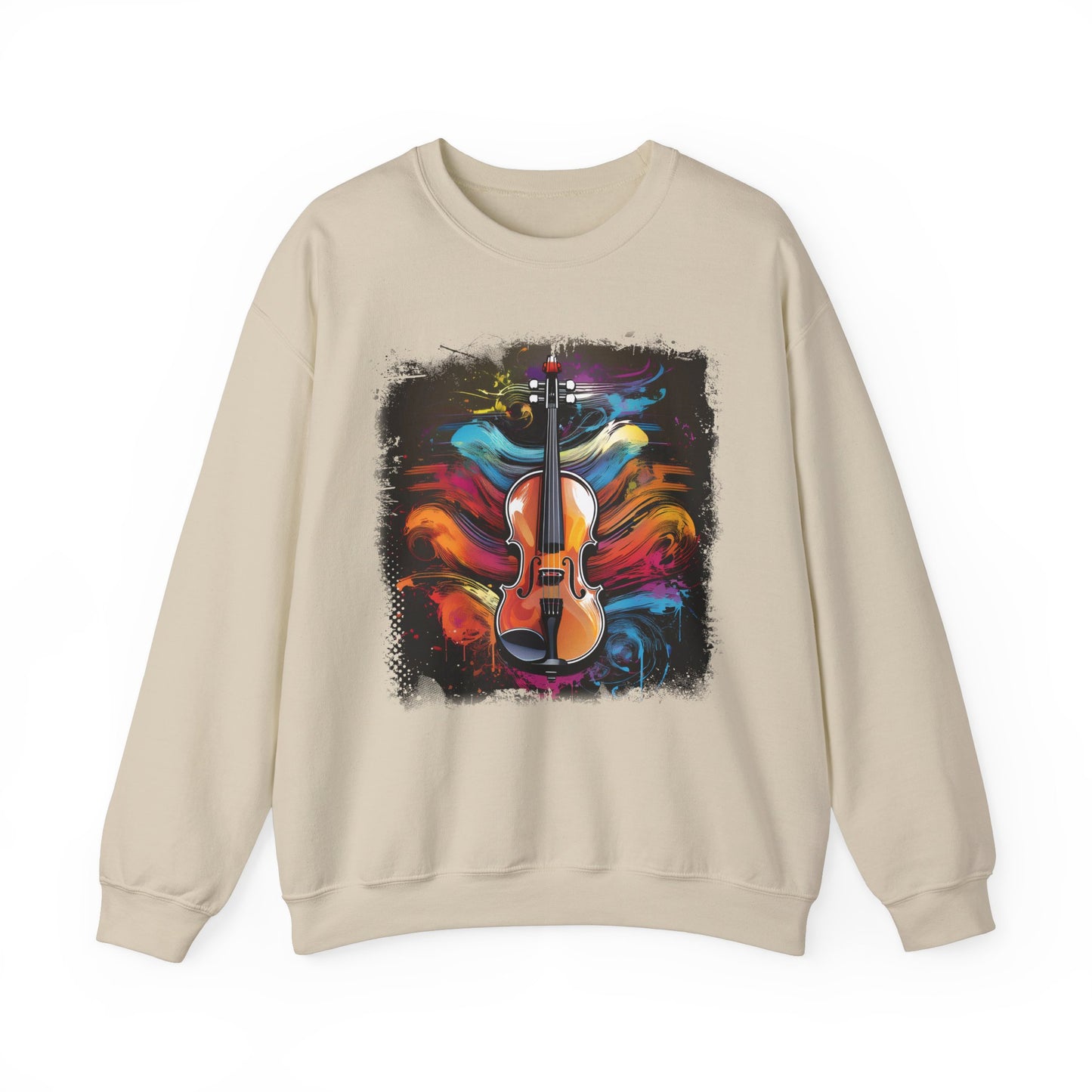 Abstract Violin Sweatshirt Artistic Design for Music Lovers Discover our unique sweatshirt featuring a stunning abstract violin design