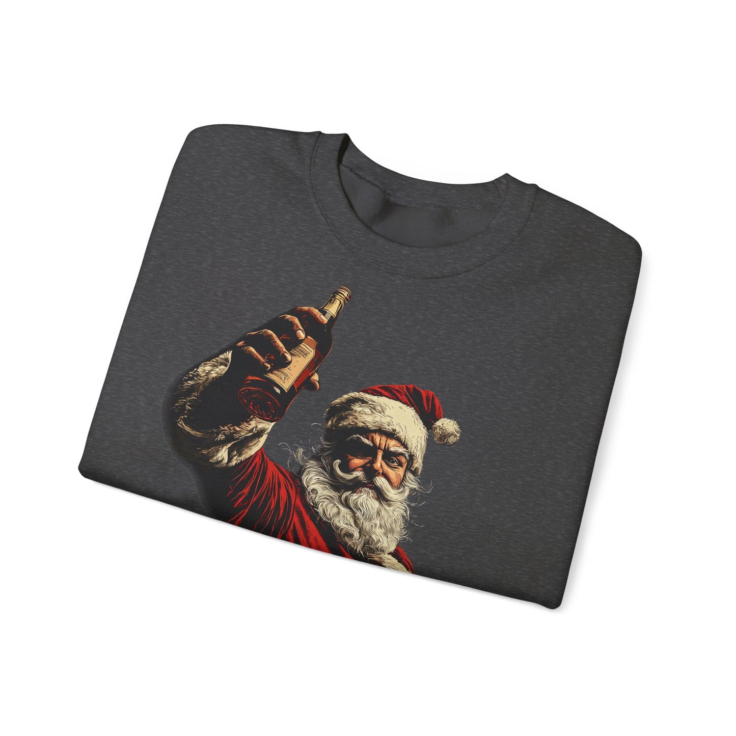 Santa with Whisky Sweatshirt
