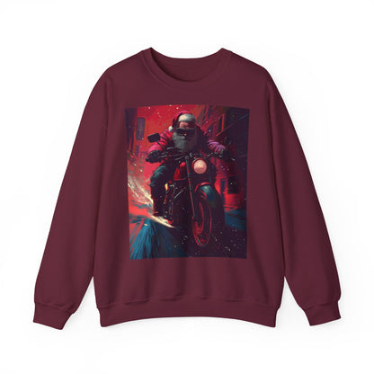Santa Claus Motorcycle Sweatshirt