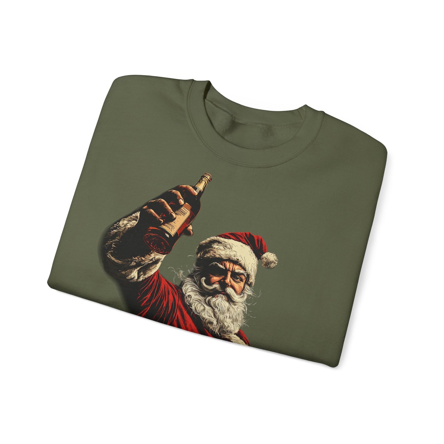 Santa with Whisky Sweatshirt