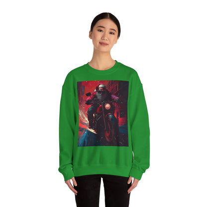 Santa Claus Motorcycle Sweatshirt
