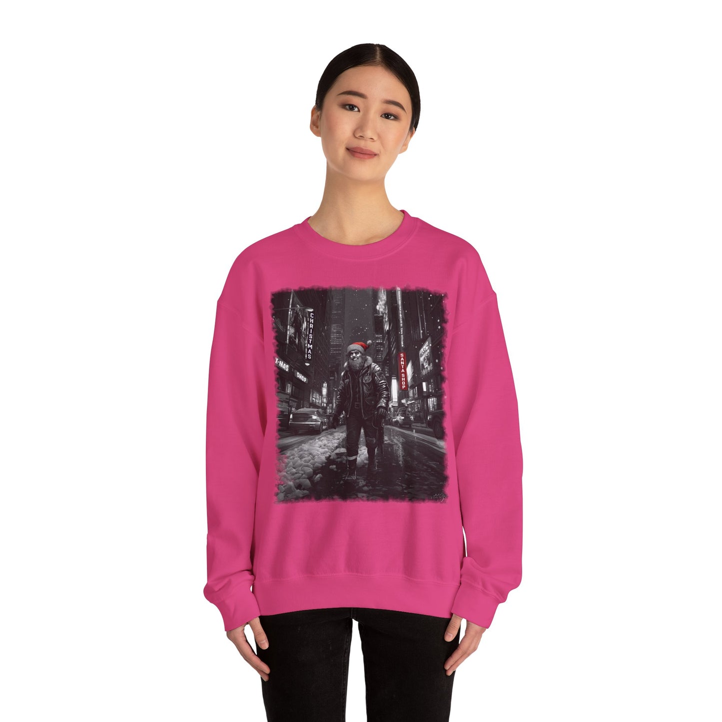 Santa in Big City Sweatshirt