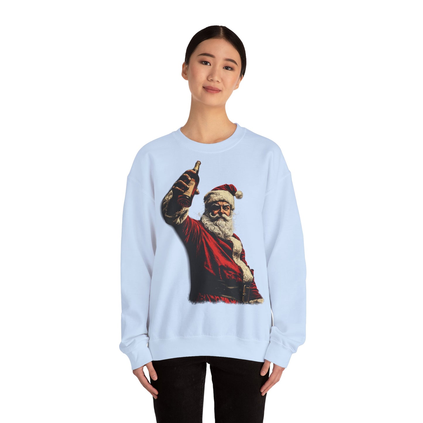 Santa with Whisky Sweatshirt