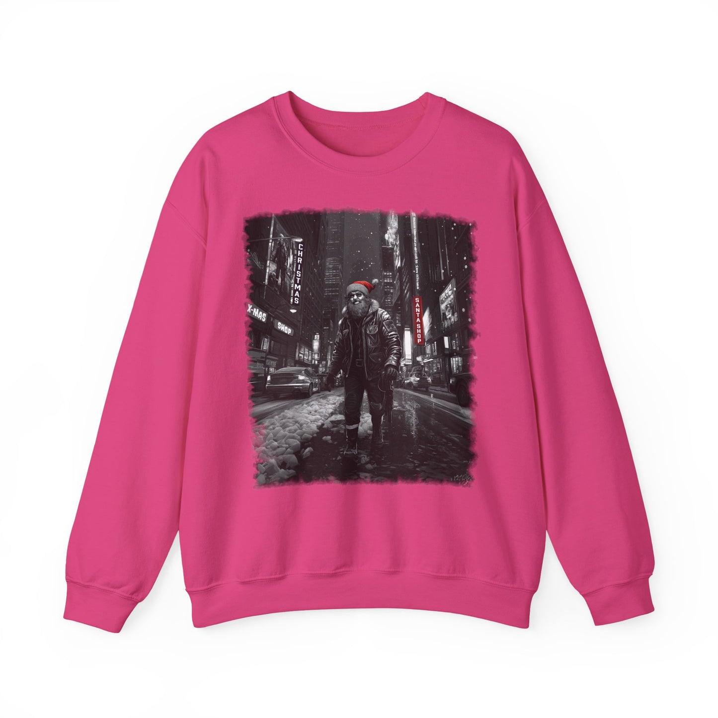 Santa in Big City Sweatshirt