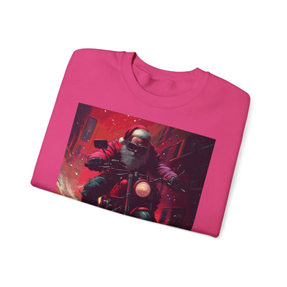 Santa Claus Motorcycle Sweatshirt