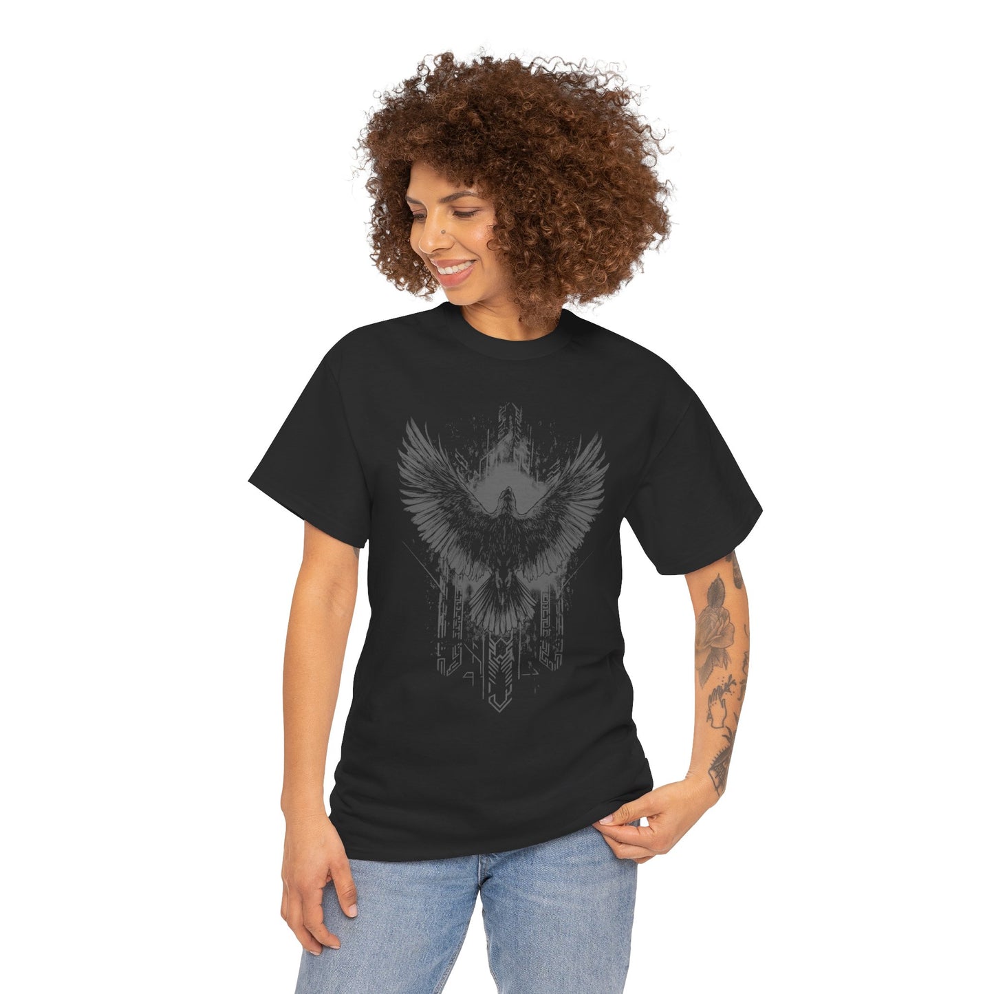 Wikinger Adler Vedrfölnir Vikings Runen Valhalla Kelten T-Shirt T-Shirt / Geschenk / Wikinger / Eagle