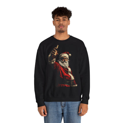 Santa with Whisky Sweatshirt