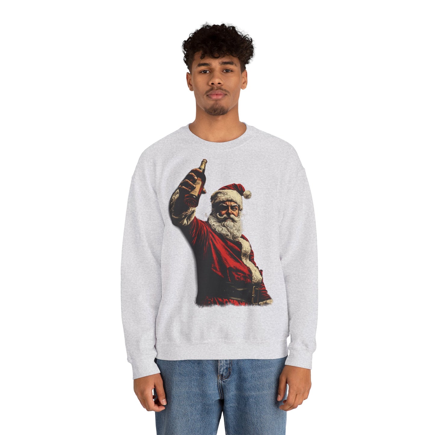 Santa with Whisky Sweatshirt