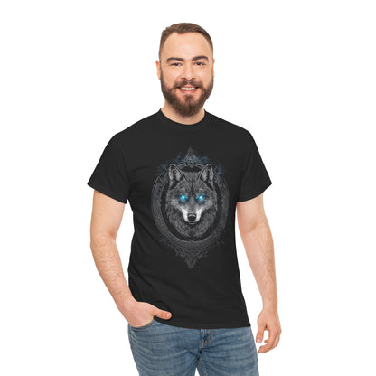 Wikinger Mystic Wolf T-Shirt / Walhalla Wolf Wölfe Odins Runen Nordischer Kompass Wikinger / Geschenk
